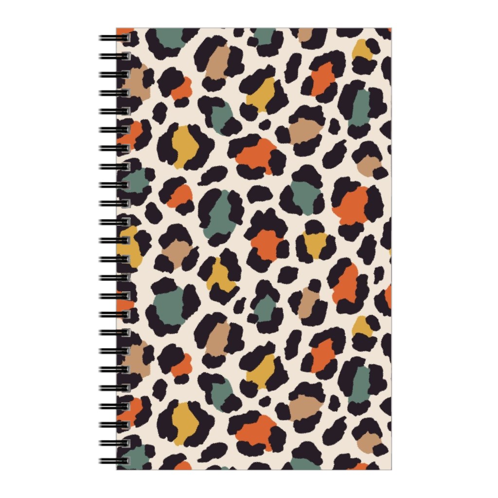 Colored Leopard Print - Mulit Notebook, 5x8, Multicolor