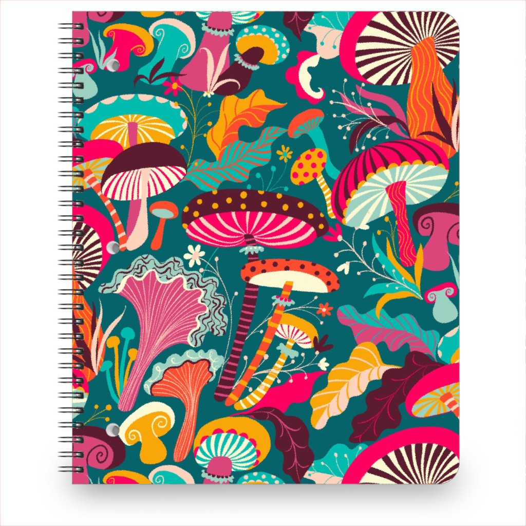 Fantastic Fungi - Multi Notebook, 8.5x11, Multicolor