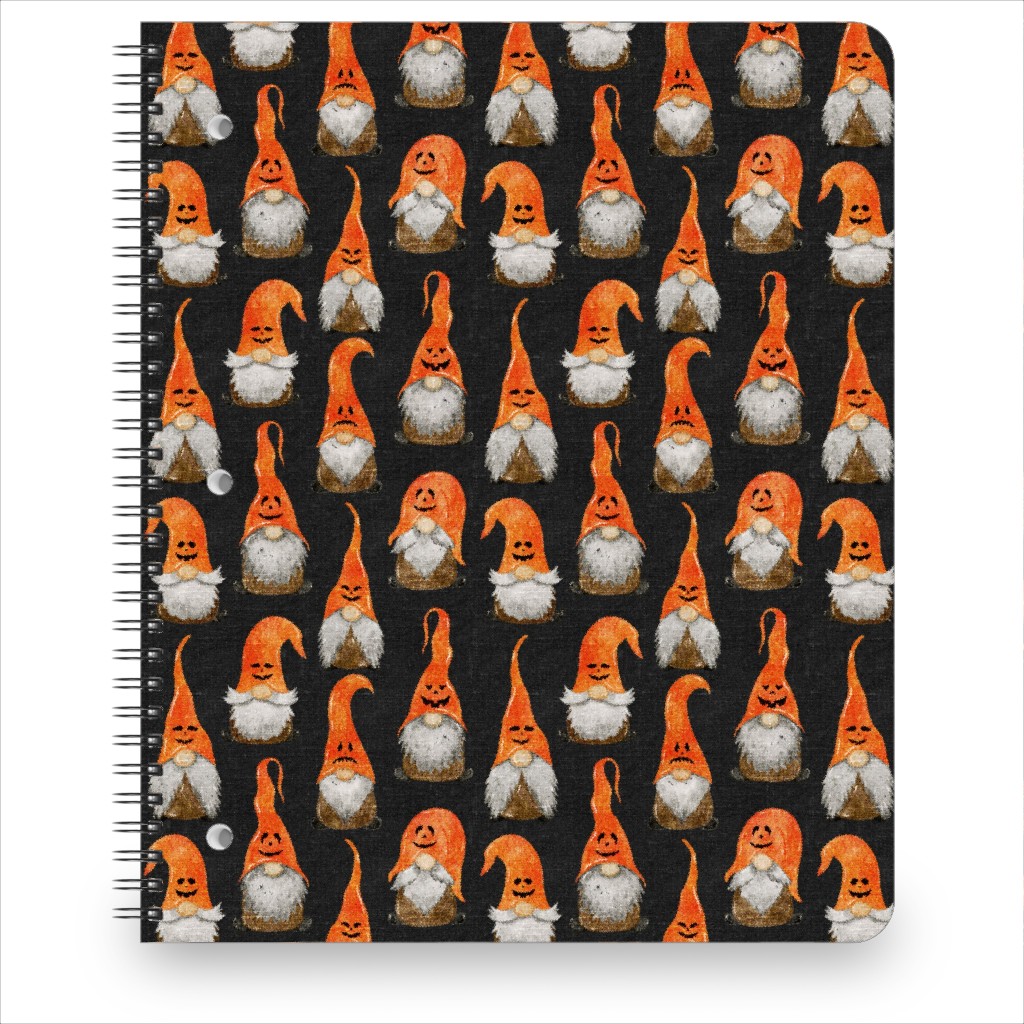 My Gnomes Notebook, 8.5x11, Orange