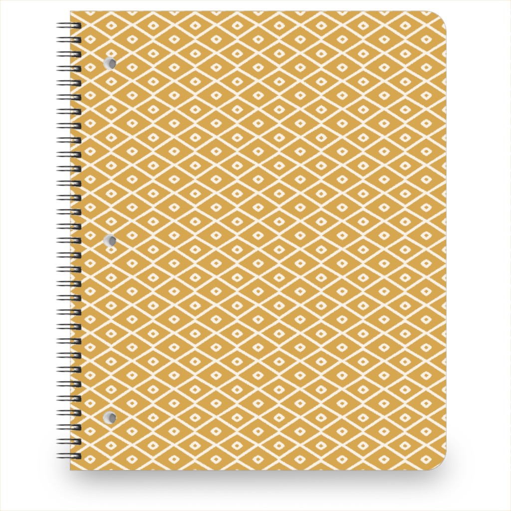 Pinecone Geo - Golden Notebook, 8.5x11, Yellow