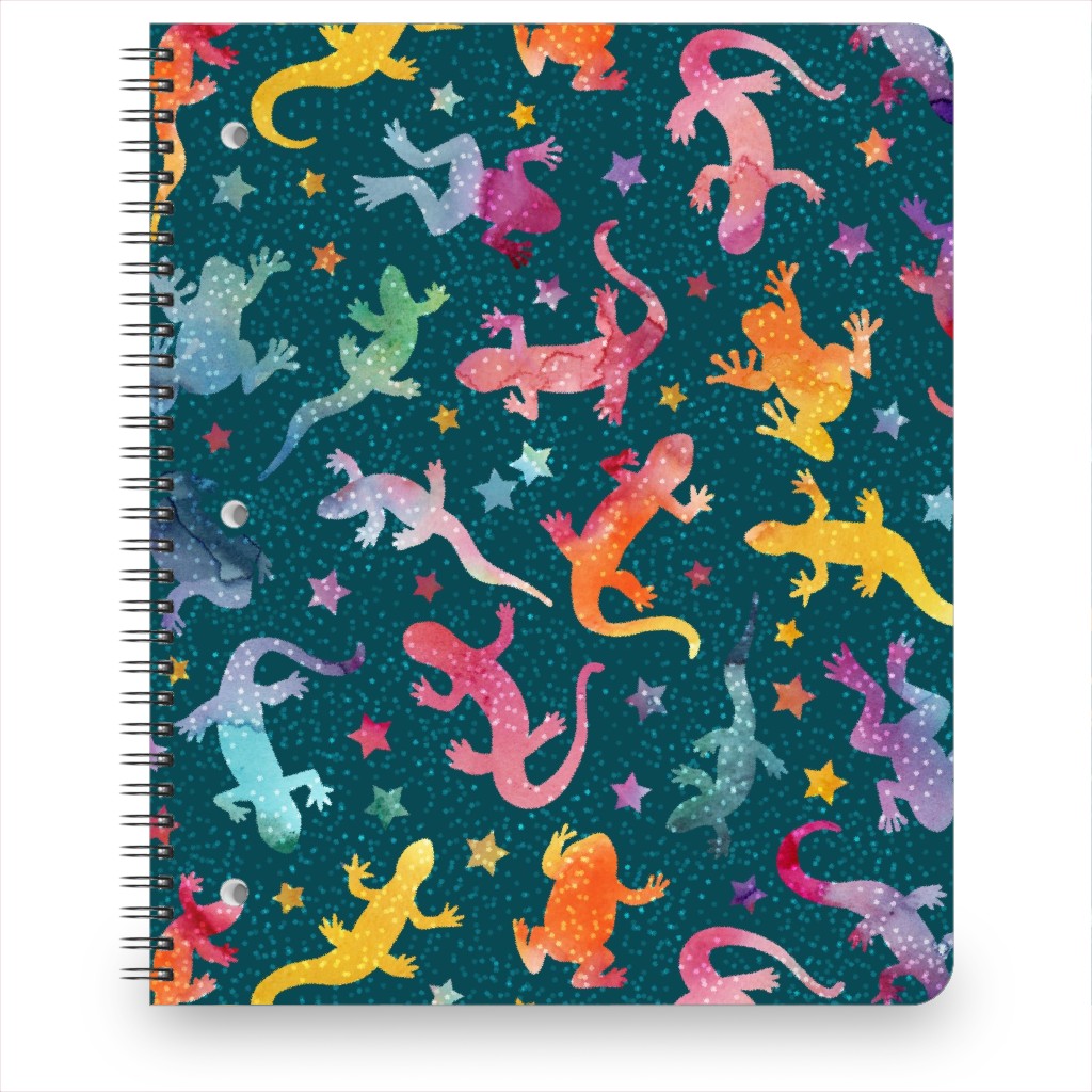 Pond Life Notebook, 8.5x11, Multicolor, Wave