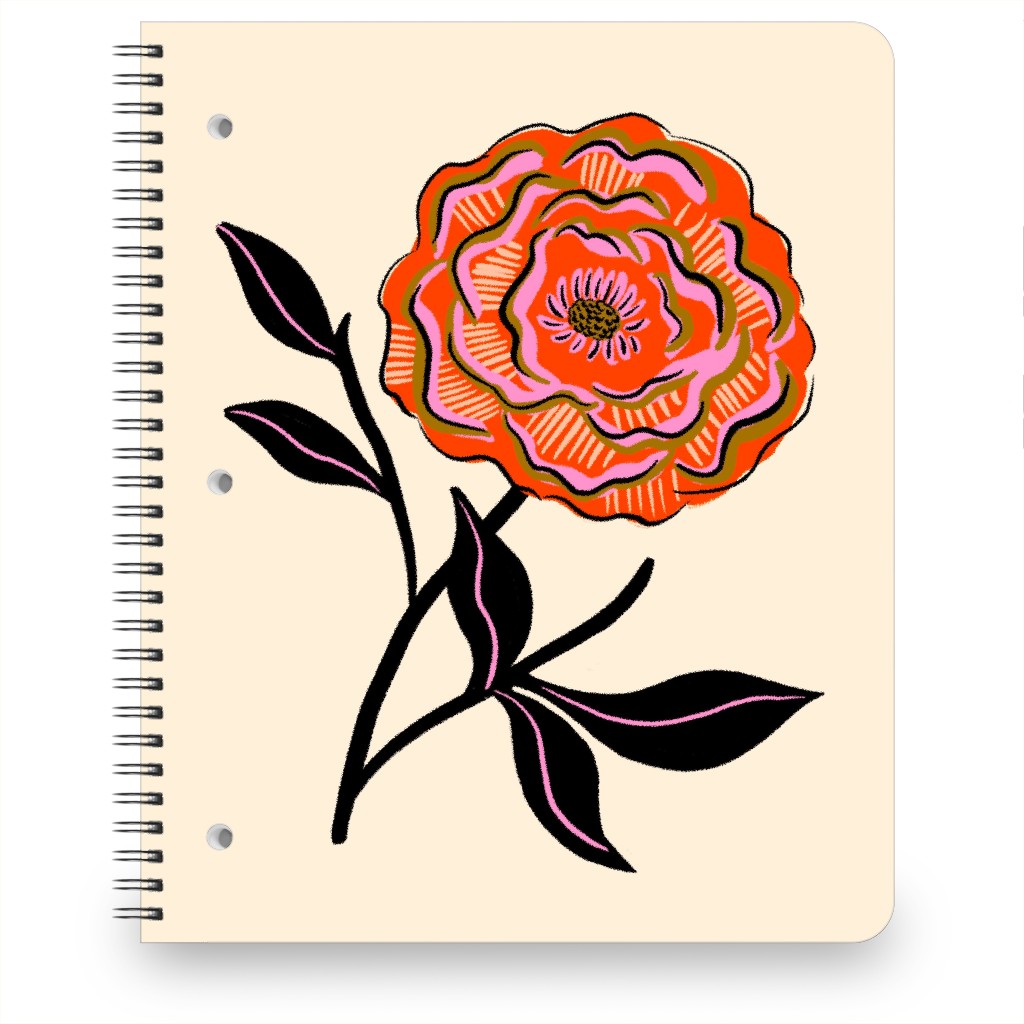 Vintage Botanical - Multi Notebook, 8.5x11, Multicolor