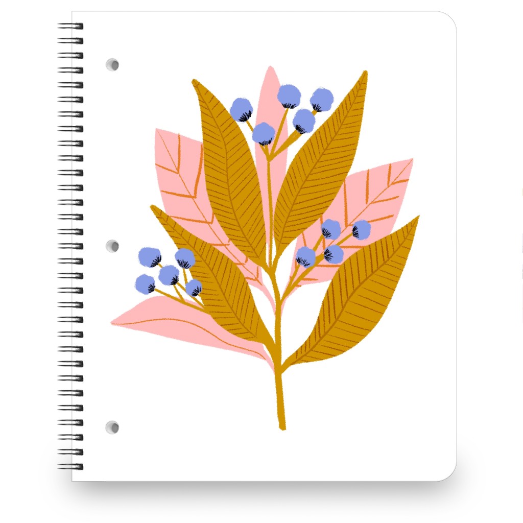 Structured Flower - Multi Notebook, 8.5x11, Multicolor