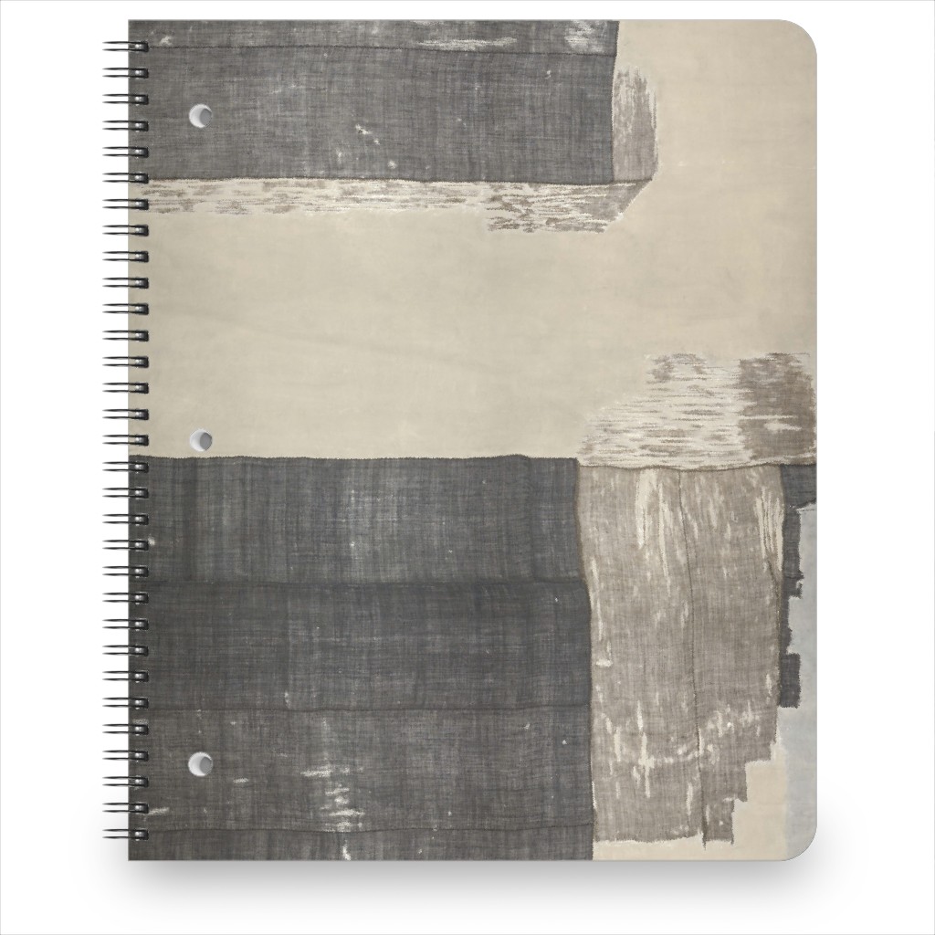 Threads - Gray Notebook, 8.5x11, Gray, Gray