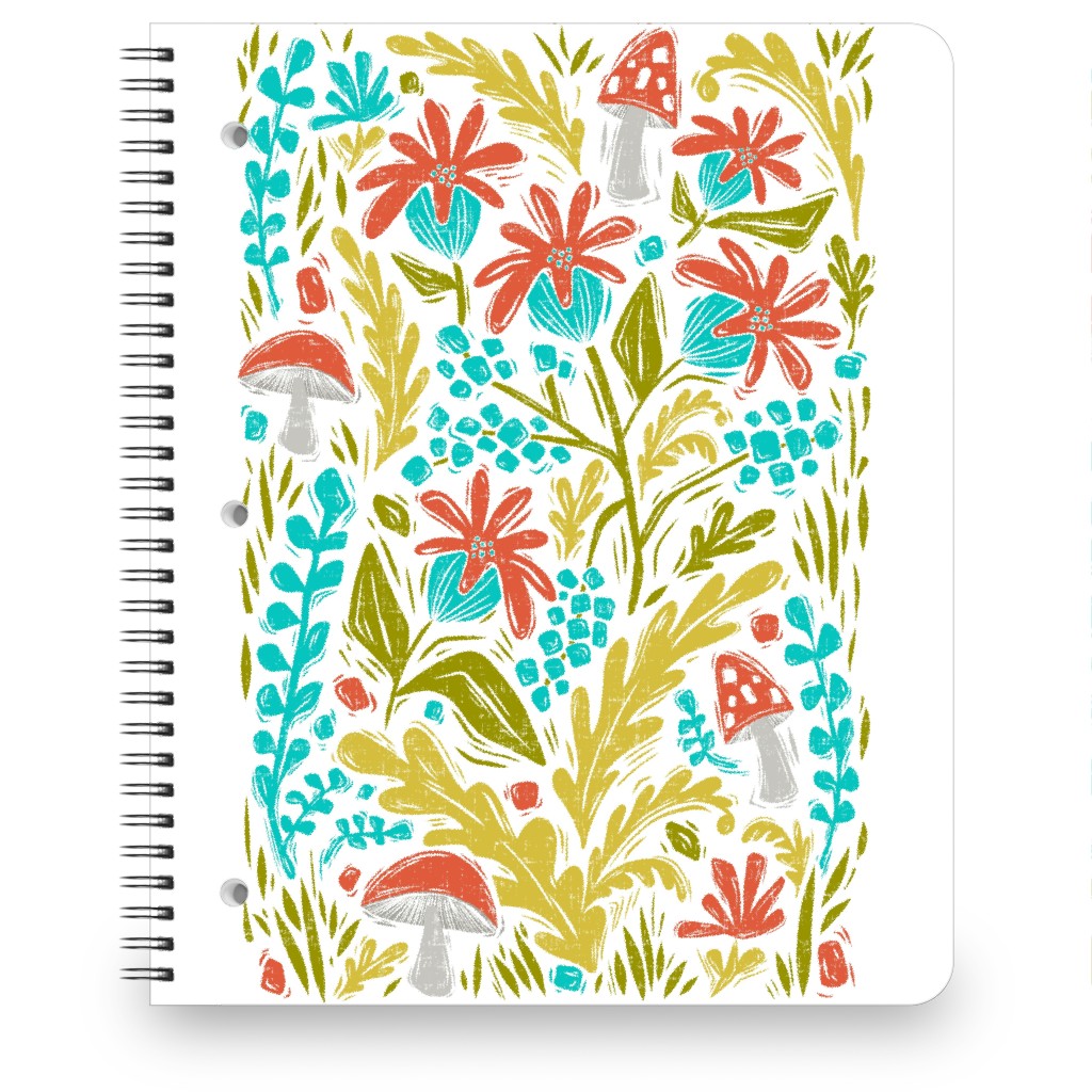 Botanical Forest - Multi Notebook, 8.5x11, Multicolor