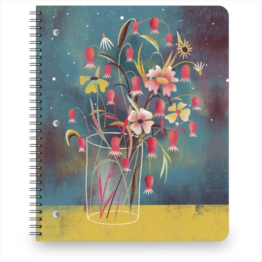 Lily of the Valley Bouquet - Multi Notebook, 8.5x11, Multicolor