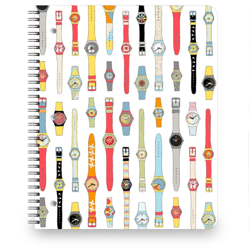 Fashion Watches - Multicolor Notebook, 8.5x11, Multicolor