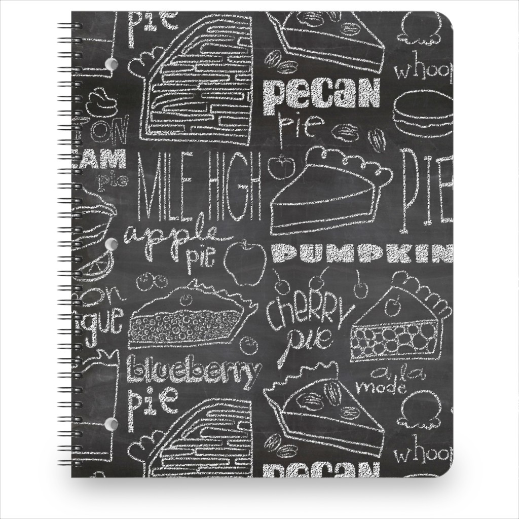 Today's Chalkboard Special! Notebook, 8.5x11, Gray