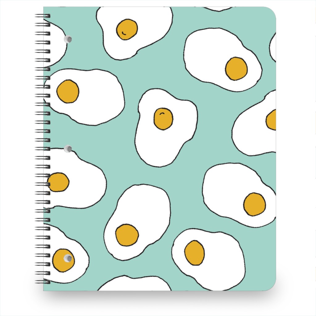 Eggs - Mint Green Notebook, 8.5x11, Green, Classic Green