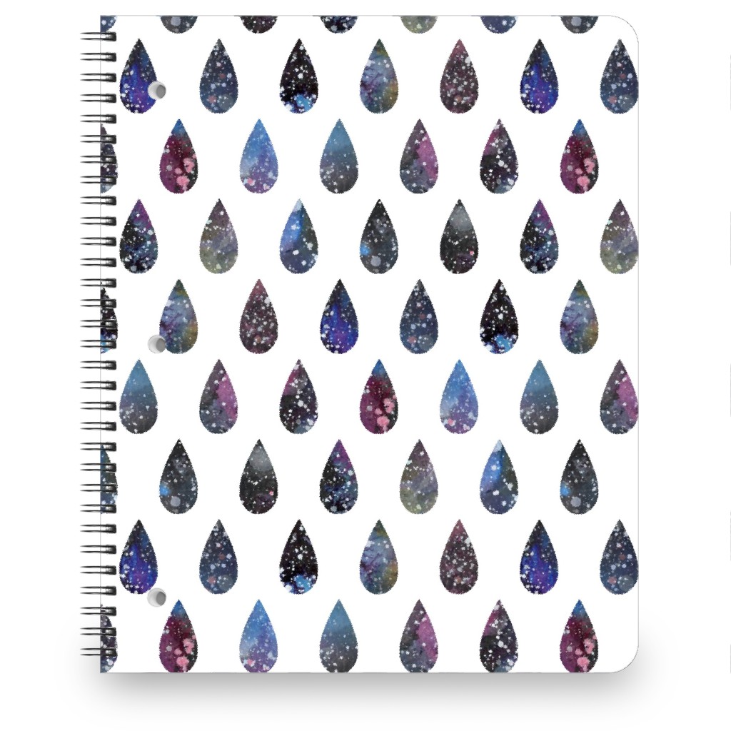 Drops Notebook, 8.5x11, Multicolor