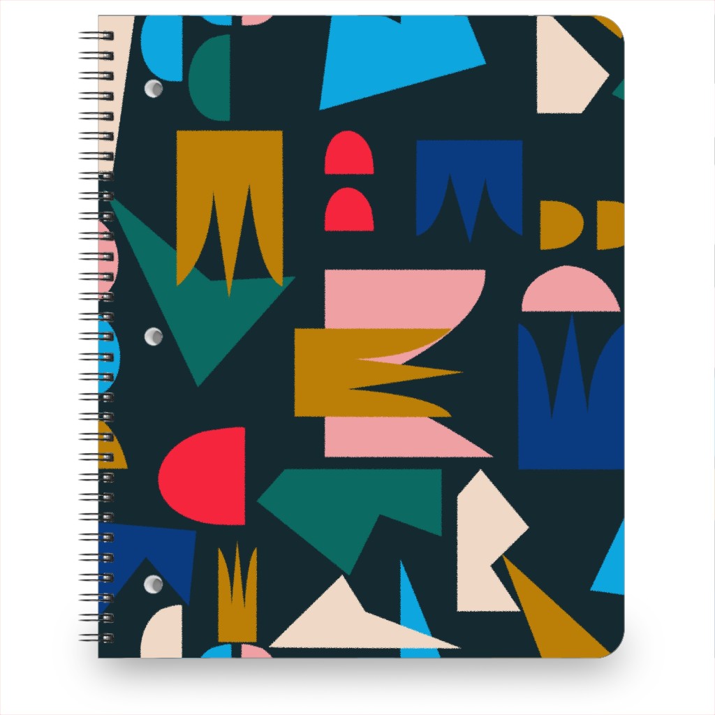 Shape of Things - Multi Notebook, 8.5x11, Multicolor