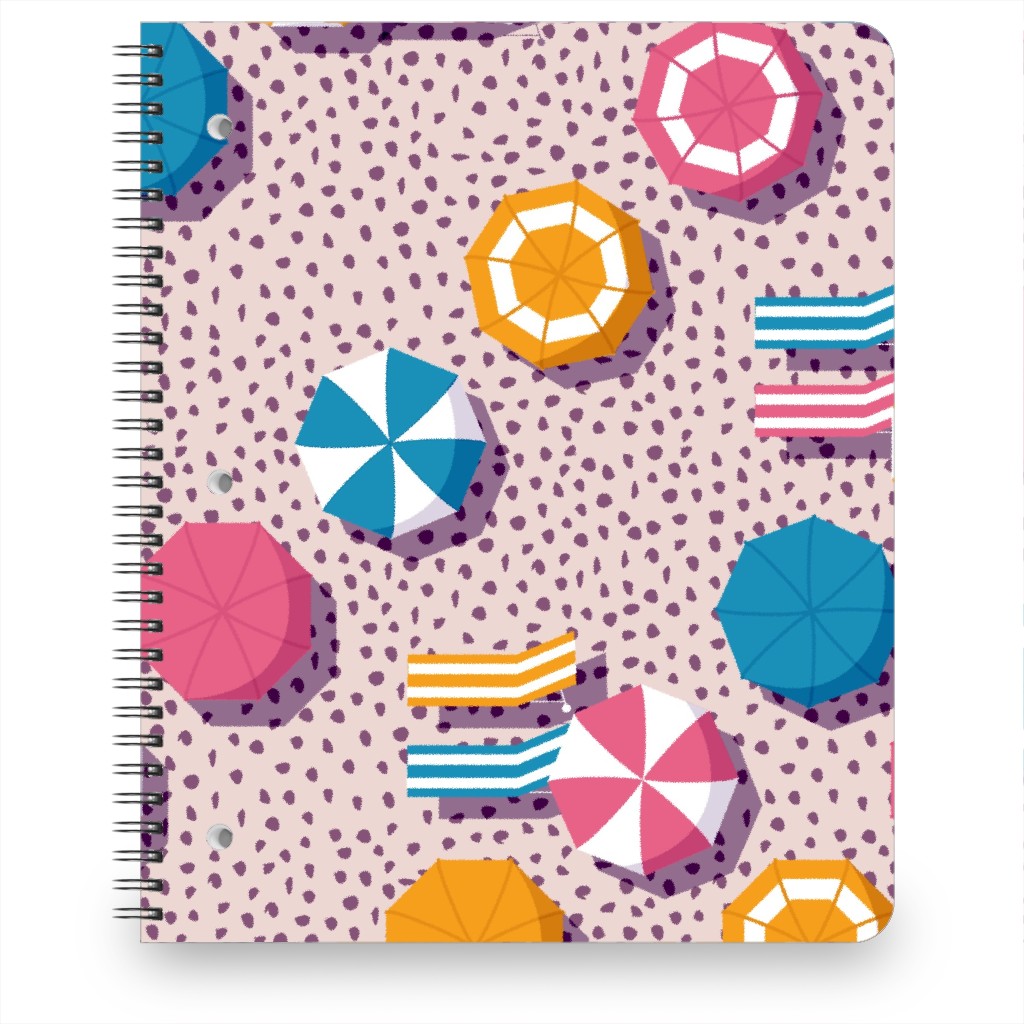 My Summer Vacay - Pink Notebook, 8.5x11, Pink, Bright Pink