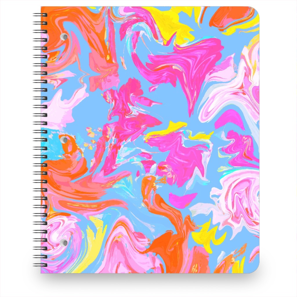 Summer Splash Notebook, 8.5x11, Multicolor