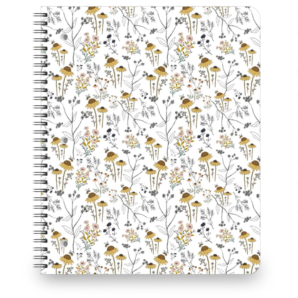 Bee Nice To Me Notebook, 8.5x11, Yellow, Classic Yellow