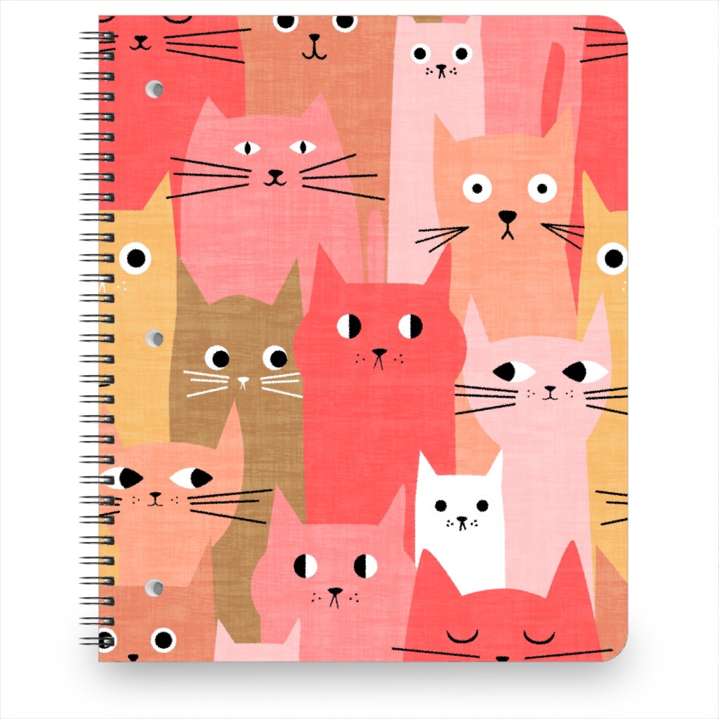 Silly Cats - Multicolor Notebook, 8.5x11, Multicolor