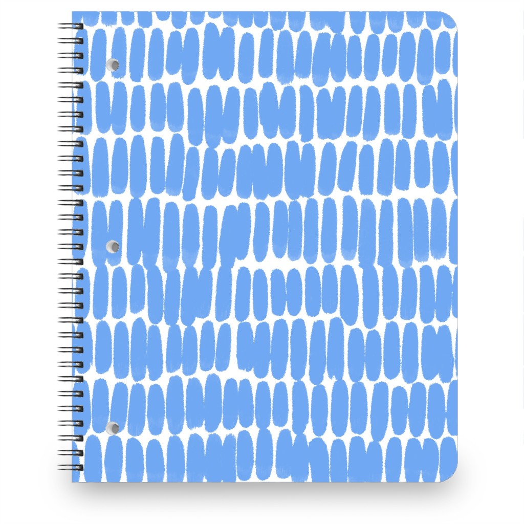 Hatches Notebook, 8.5x11, Blue, Periwinkle