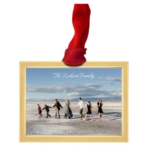 Gallery of One Luxe Frame Ornament, Gold, Multicolor, Rectangle, multicolor