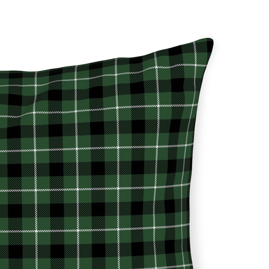 Green & Black Plaid Outdoor Pillow Shutterfly