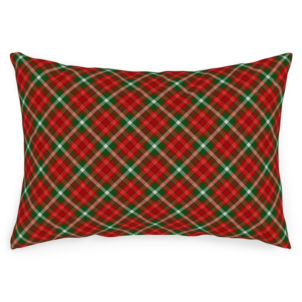 Red And Green Plaid Christmas Pillows Shutterfly