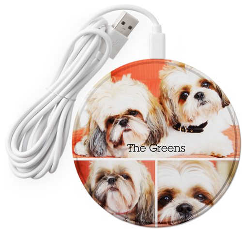 Gallery of Three Wireless Phone Charger, Multicolor, multi