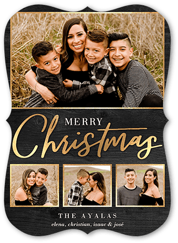 Togetherness Holiday Card, Grey, 5x7 Flat, Christmas, Signature Smooth Cardstock, Bracket
