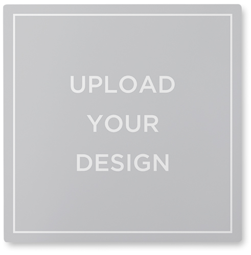 Upload Your Own Design Photo Tile, Metal, 8x8, Multicolor