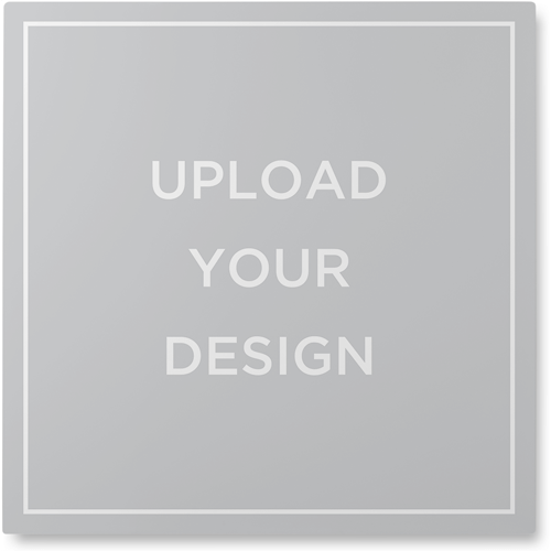 Upload Your Own Design Photo Tile, Metal, 16x16, Multicolor