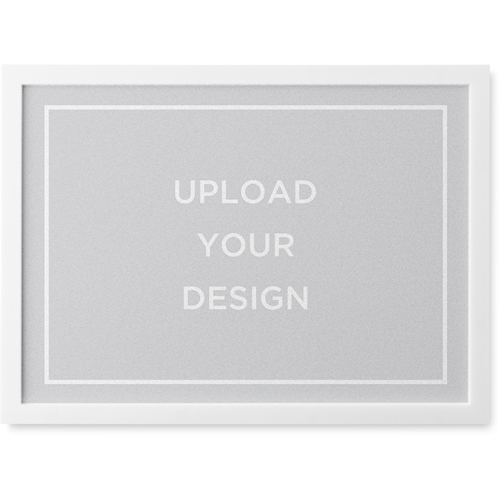 Upload Your Own Design Photo Tile, White, Framed, 5x7, Multicolor