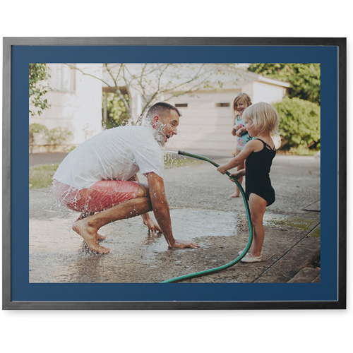 All Around Photo Tile, Black, Framed, 11x14, Multicolor