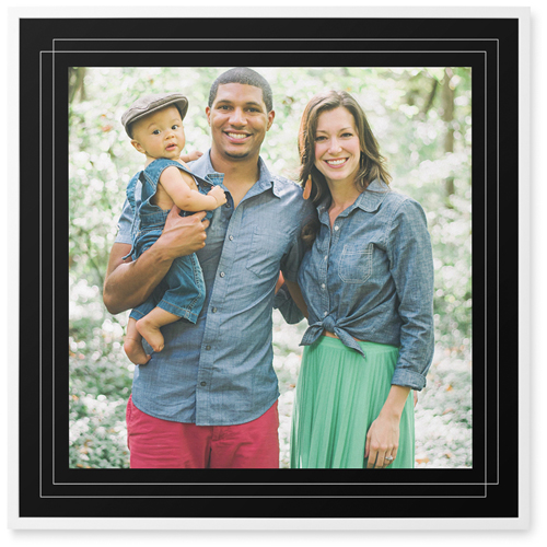 Forever Framed Photo Tile, White, Framed, 12x12, Gray