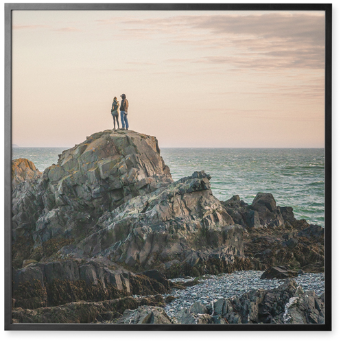 Photo Gallery of One Photo Tile, Black, Framed, 16x16, Multicolor