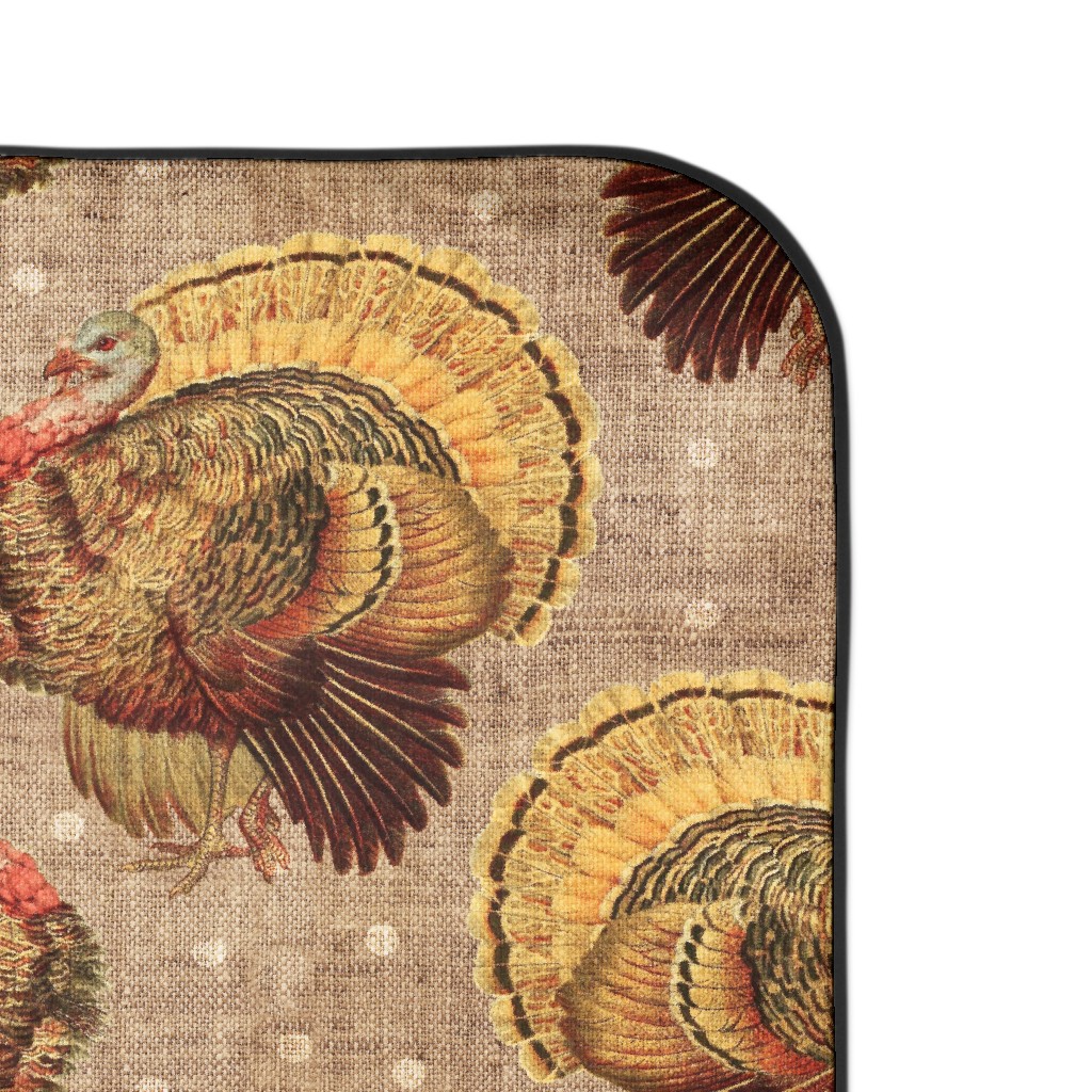 Vintage Turkey Burlap Picnic Blanket Shutterfly
