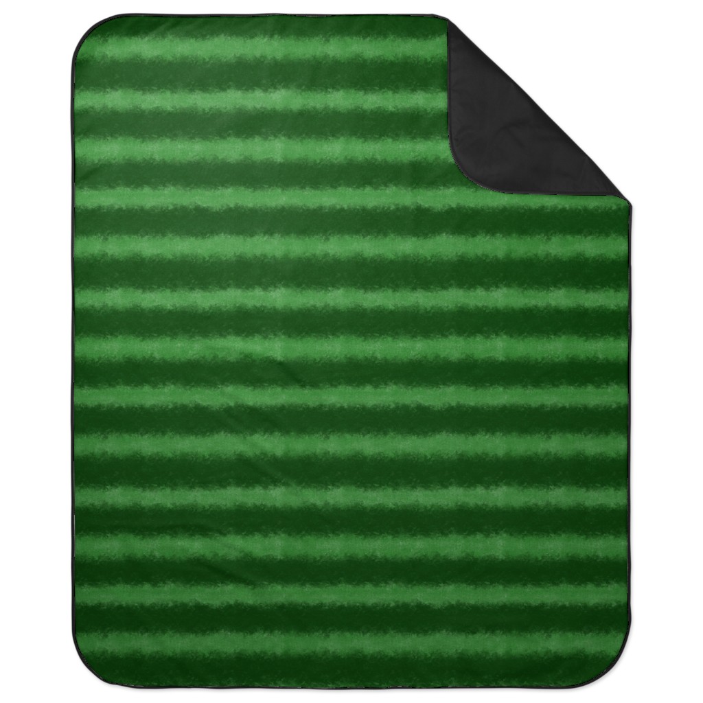 Watermelon Skin - Green Picnic Blanket, Green
