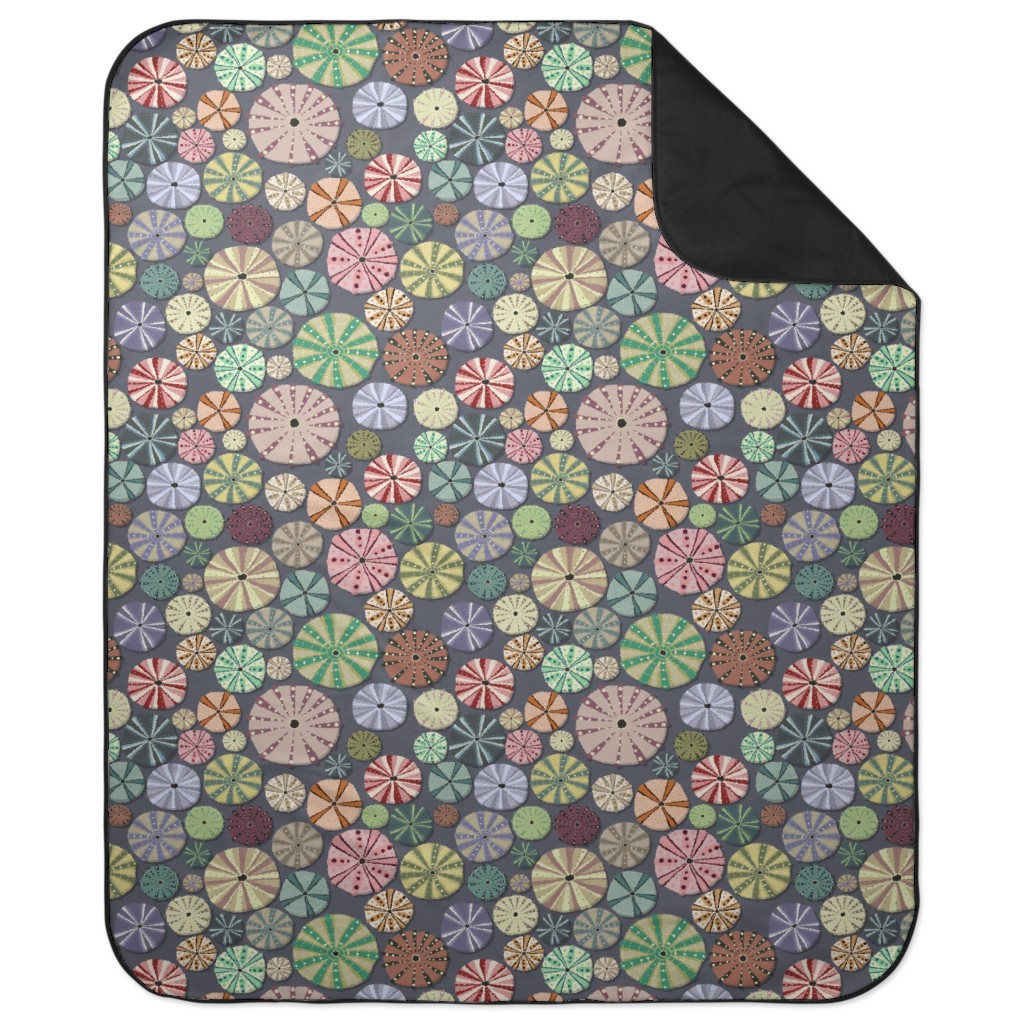 Sea Urchins - Multi Picnic Blanket, Multicolor