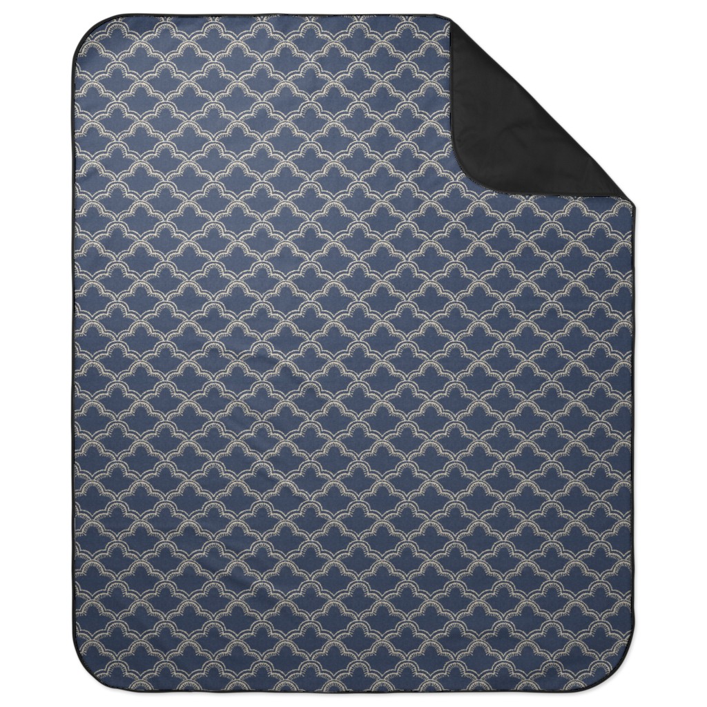 Tangier Picnic Blanket, Blue