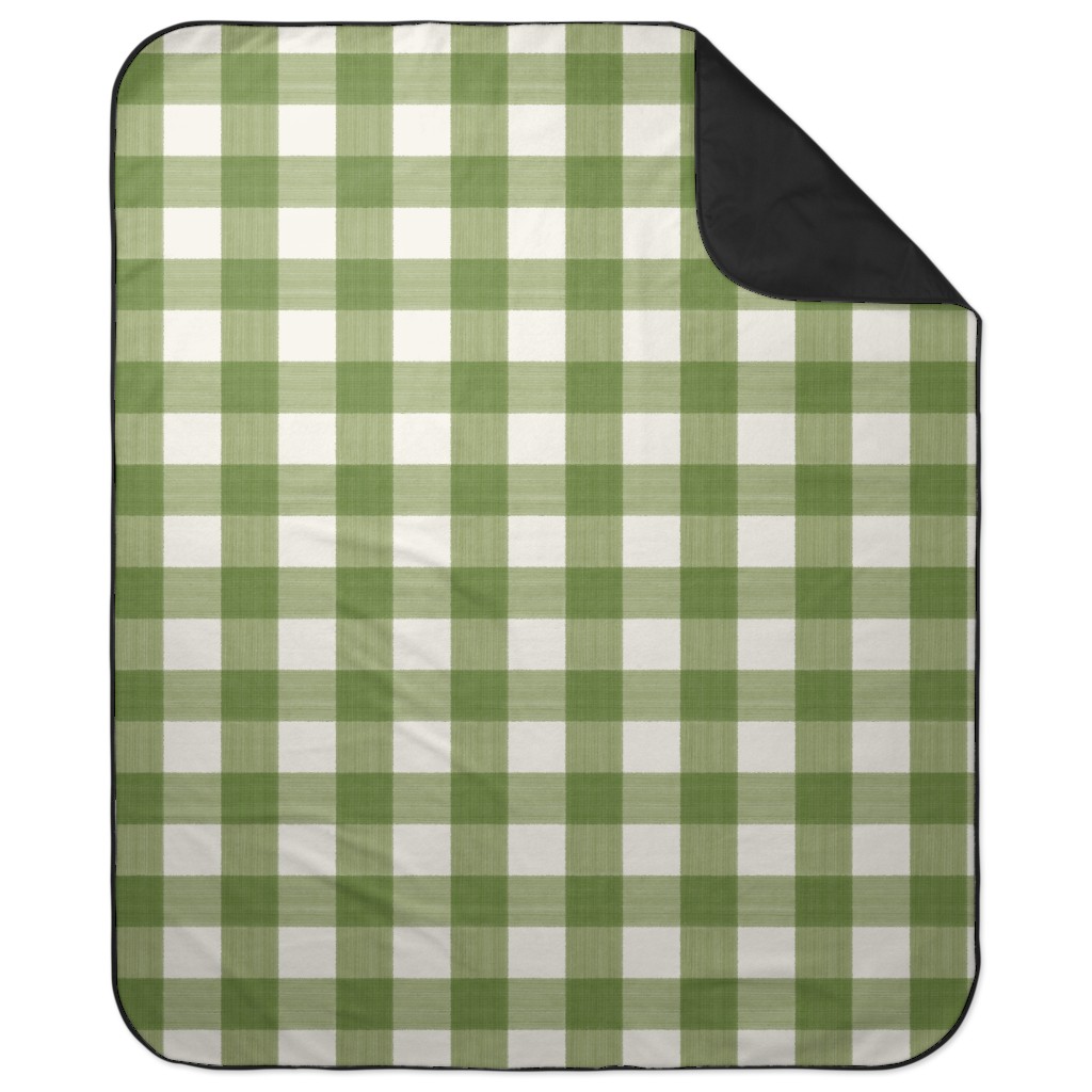 Buffalo Check Picnic Blanket, Green, Classic Green
