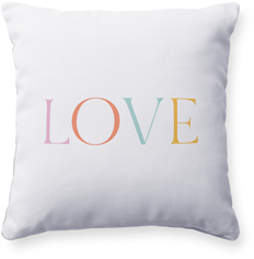 pastel love pillow