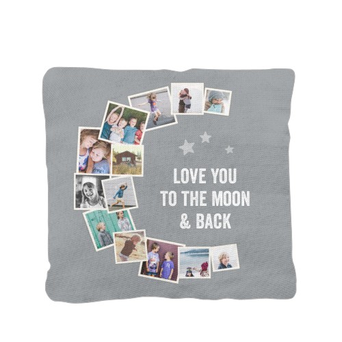 To The Moon Collage Pillow Custom Pillows Home Decor