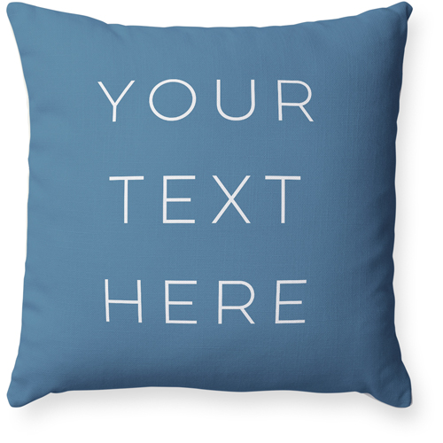 Text Gallery Pillow, Woven, Beige, 18x18, Single Sided, Multicolor