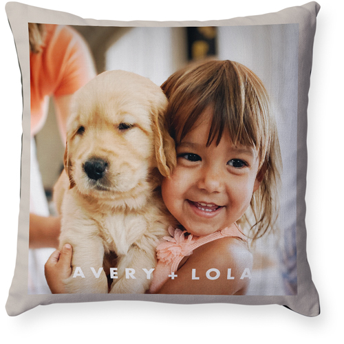 Framed Gallery of One Pillow, Woven, Black, 18x18, Single Sided, Multicolor, multi