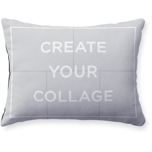 Create a Collage Pillow, Woven, Black, 12x16, Single Sided, Multicolor