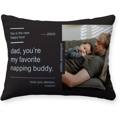 Memory Card Pillow, Woven, Beige, 12x16, Single Sided, Gray, charcoal