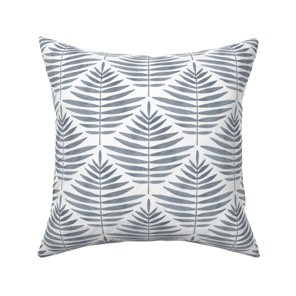 Largo - Gray Pillow, Woven, Beige, 16x16, Single Sided, Gray