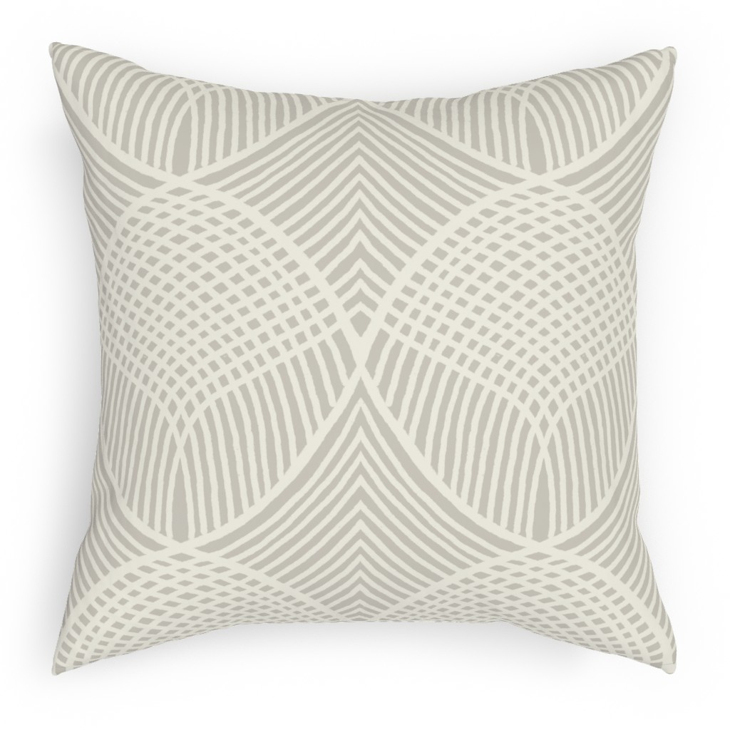 Richmond - Light Pillow, Woven, Beige, 18x18, Single Sided, Beige, Pearl