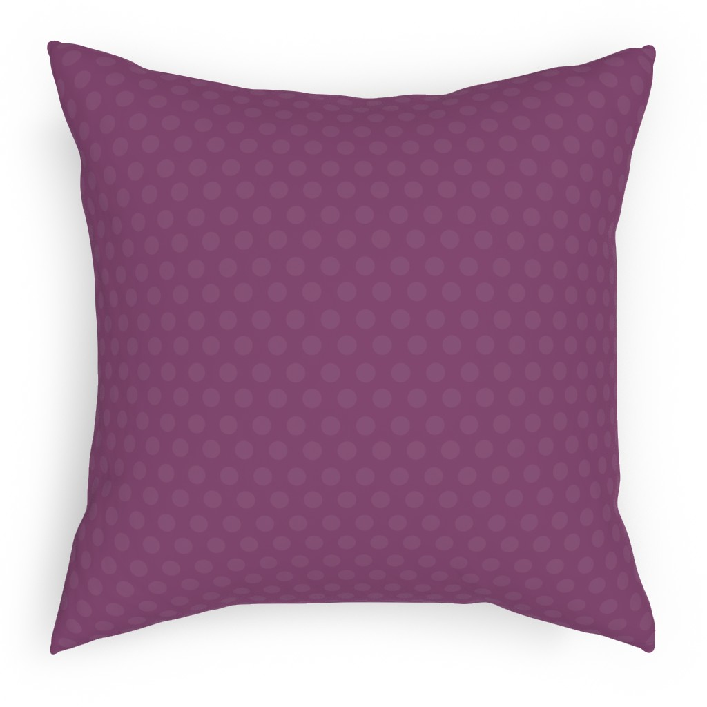Bubbles - Purple Pillow, Woven, Beige, 18x18, Single Sided, Purple