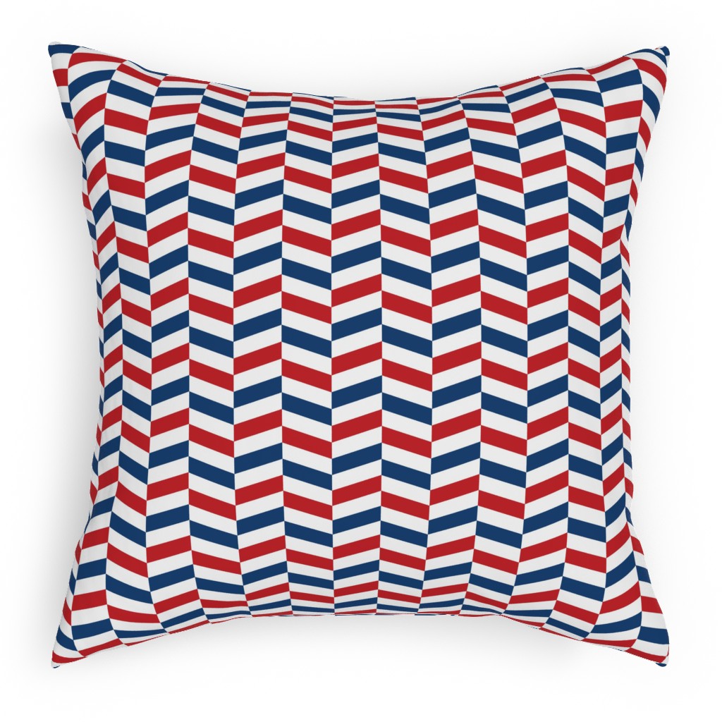 American Stripes - Multi Pillow, Woven, Black, 18x18, Single Sided, Multicolor