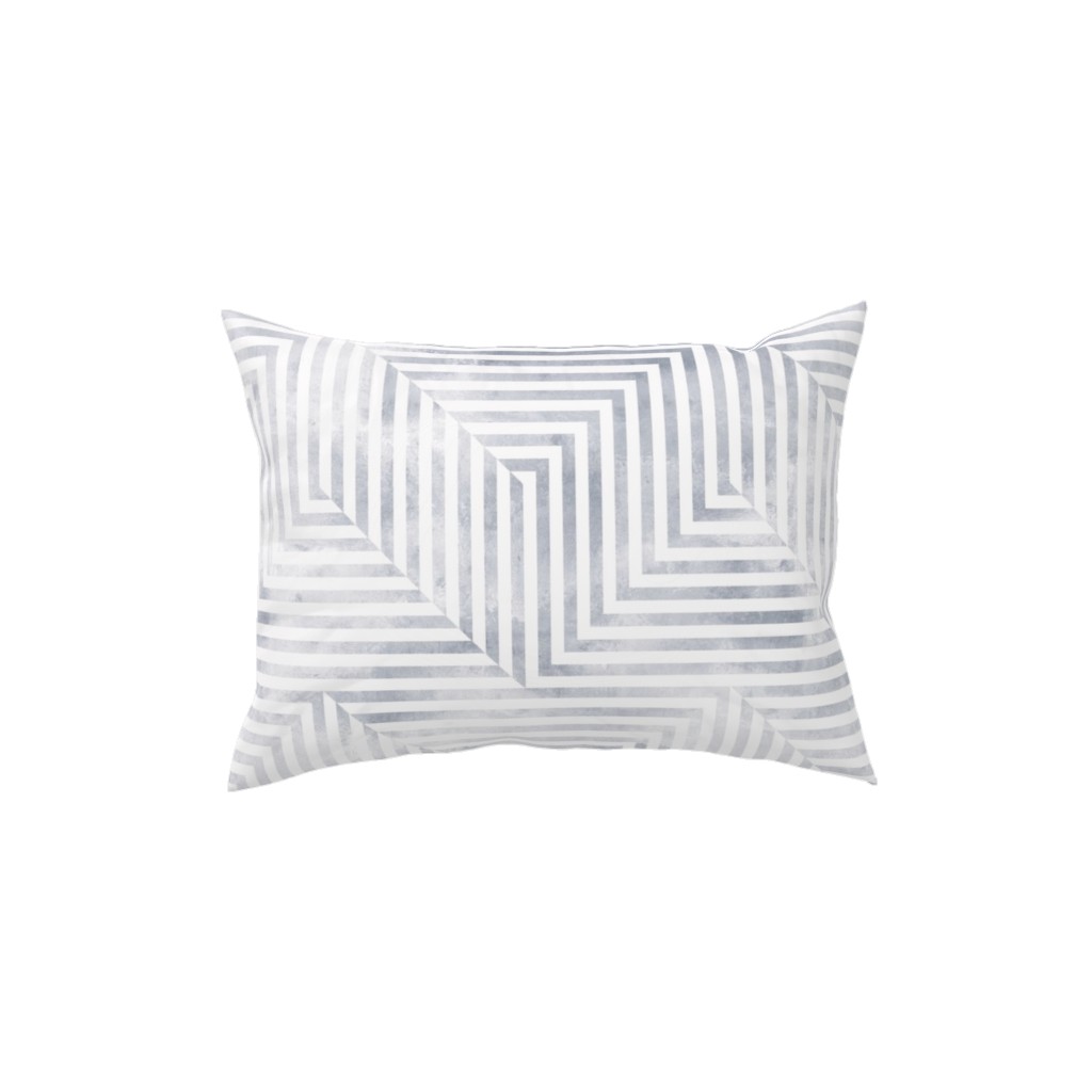 Baltimore - Soft Gray Pillow, Woven, Black, 12x16, Single Sided, Gray