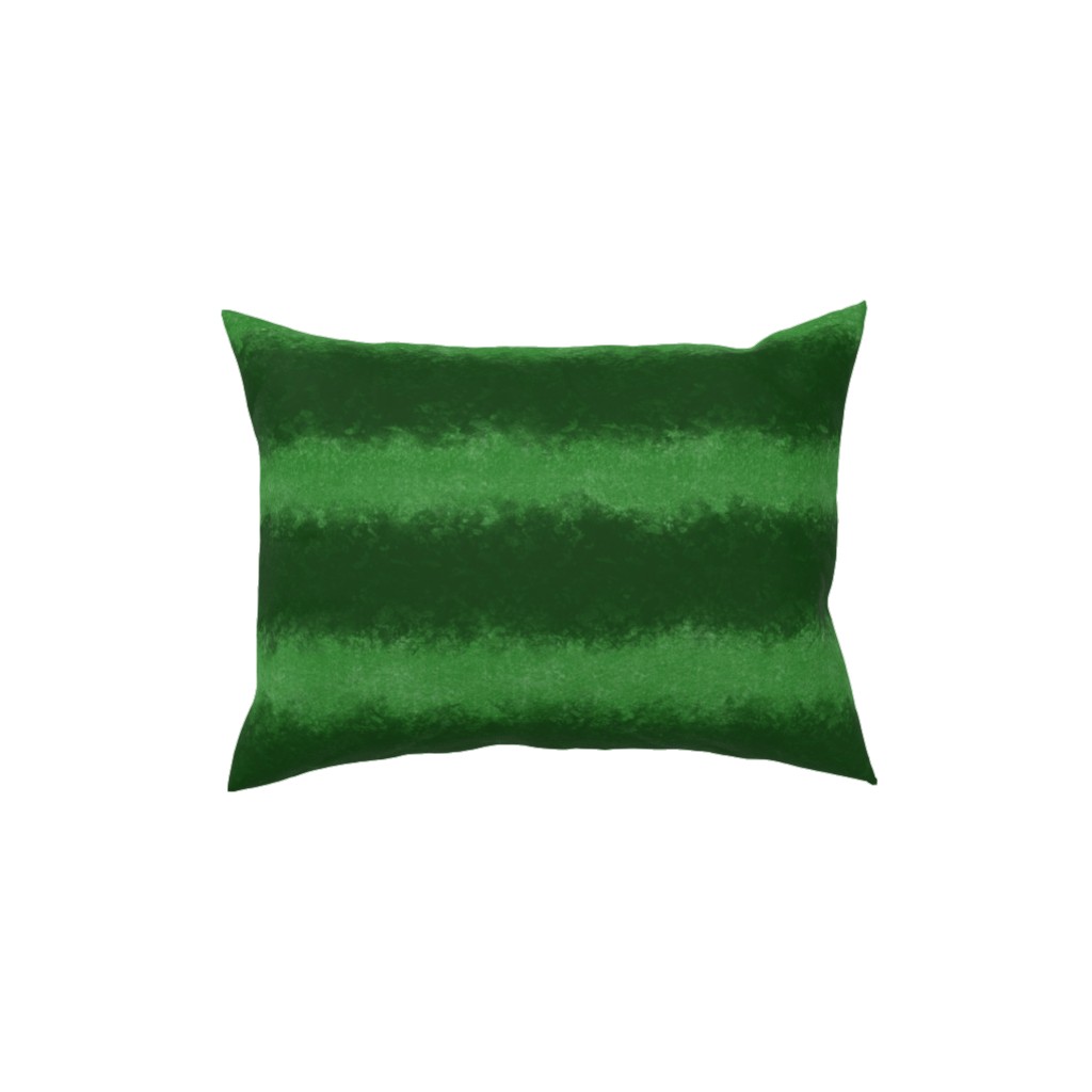Watermelon Skin - Green Pillow, Woven, Black, 12x16, Single Sided, Green, Classic Green