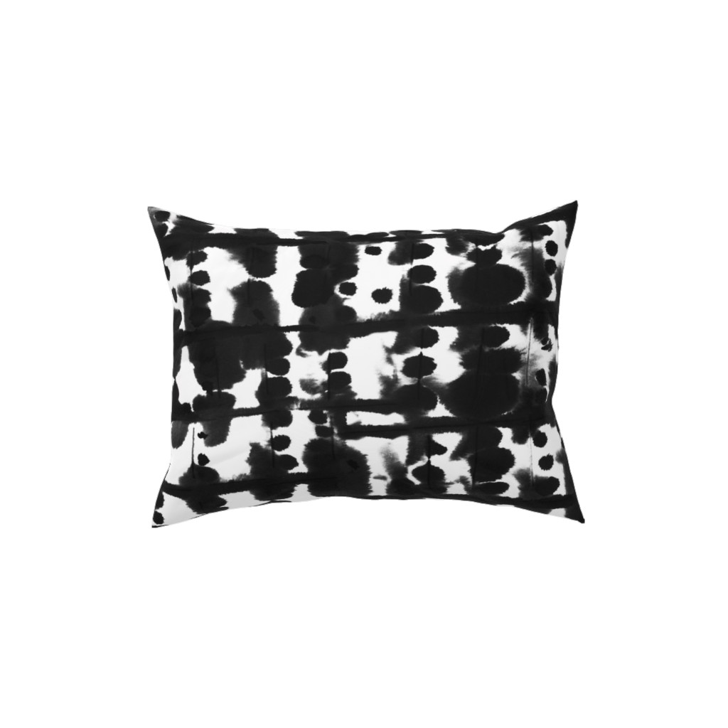 Parallel - Black Pillow, Woven, Black, 12x16, Single Sided, Black