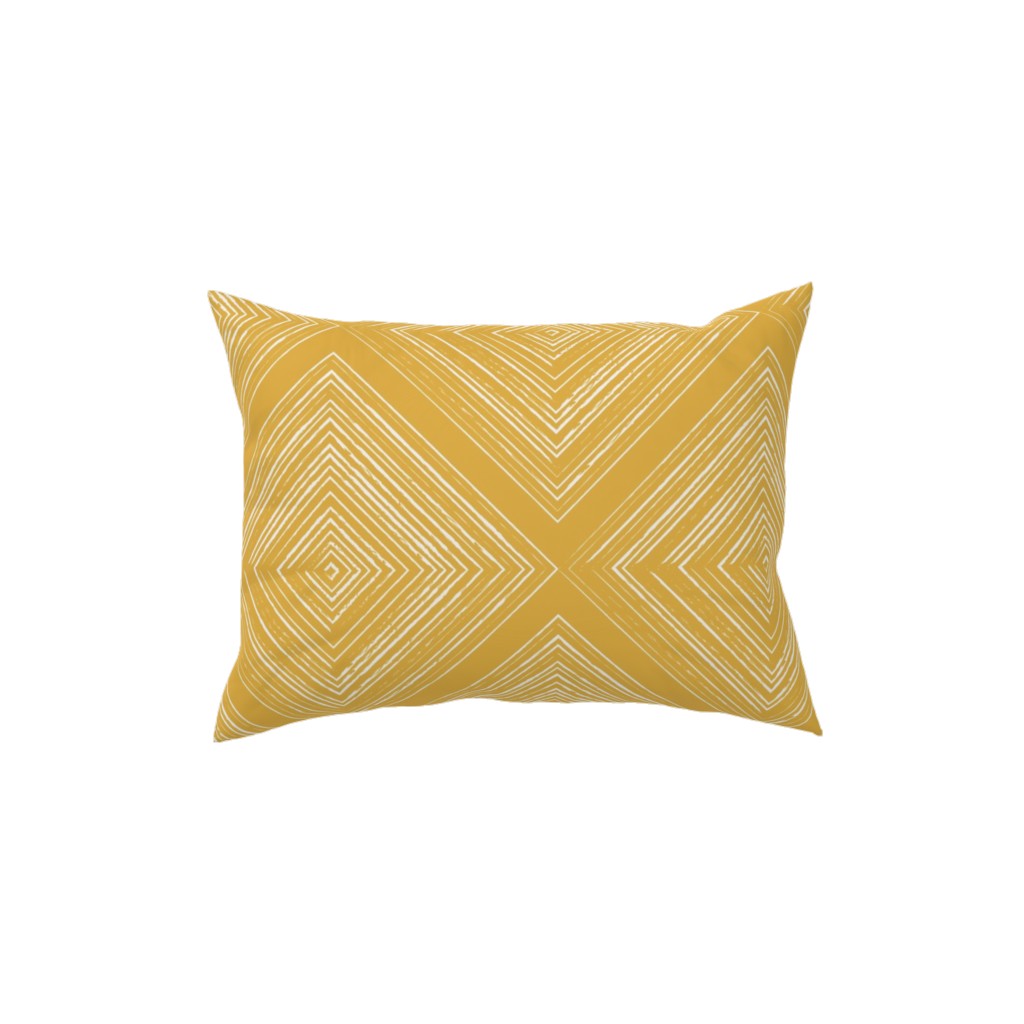 Modern Farmhouse - Mustard Pillow, Woven, Black, 12x16, Single Sided, Yellow